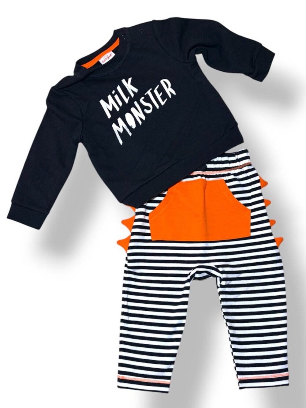 Cat & Jack Milk Monster Halloween Costume 2 pc Set Unisex